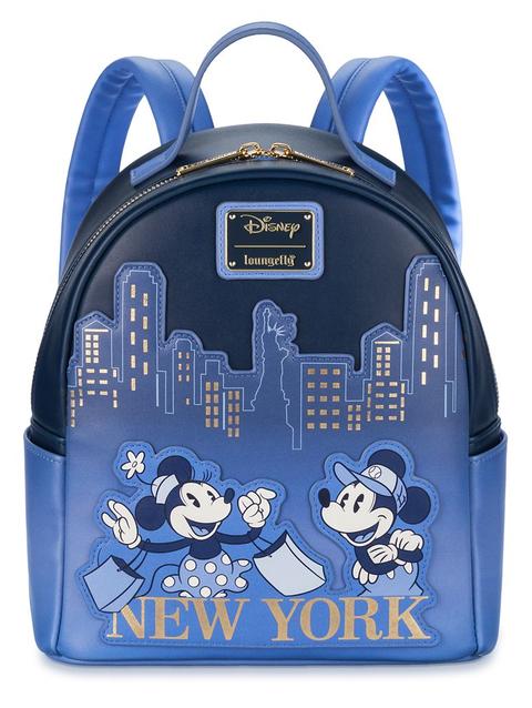 Mickey Mouse and Minnie Mouse New York Loungefly Mini Backpack