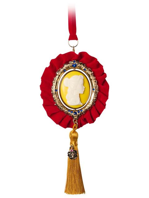 Beauty and the Beast Spinning Cameo Ornament